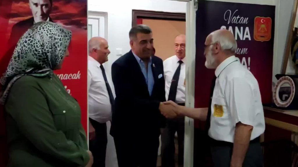Gürsel Erol, Türkiye Muharip Gaziler Derneği Elazığ Şubesi’ni Ziyaret Etti