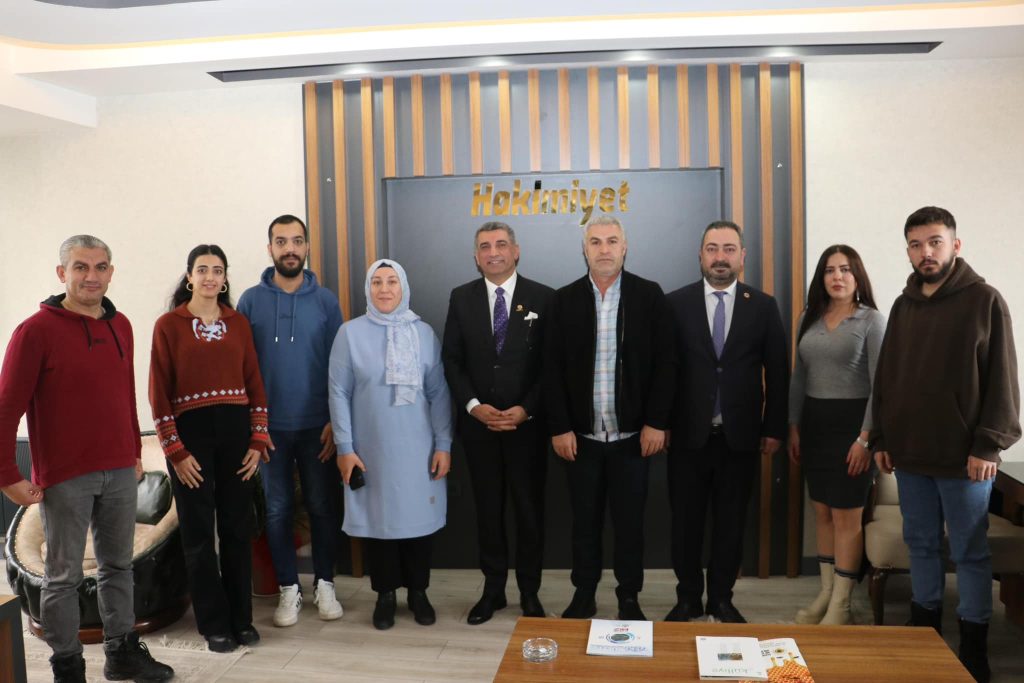 Hakimiyet Gazetesi İmtiyaz Sahibi Ahmet Toprak ve Basınımızın Emekçilerini Ziyaret Ettik.