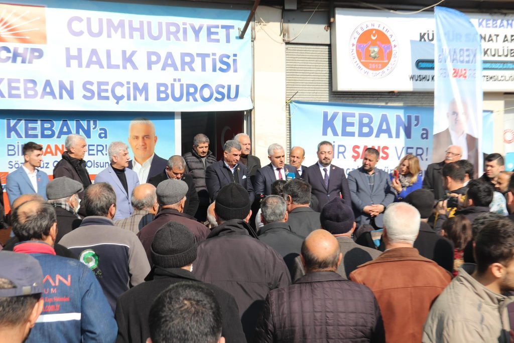 Keban İlçemizde Seçim Koordinasyon Merkezimizin Açılışını Yaptık