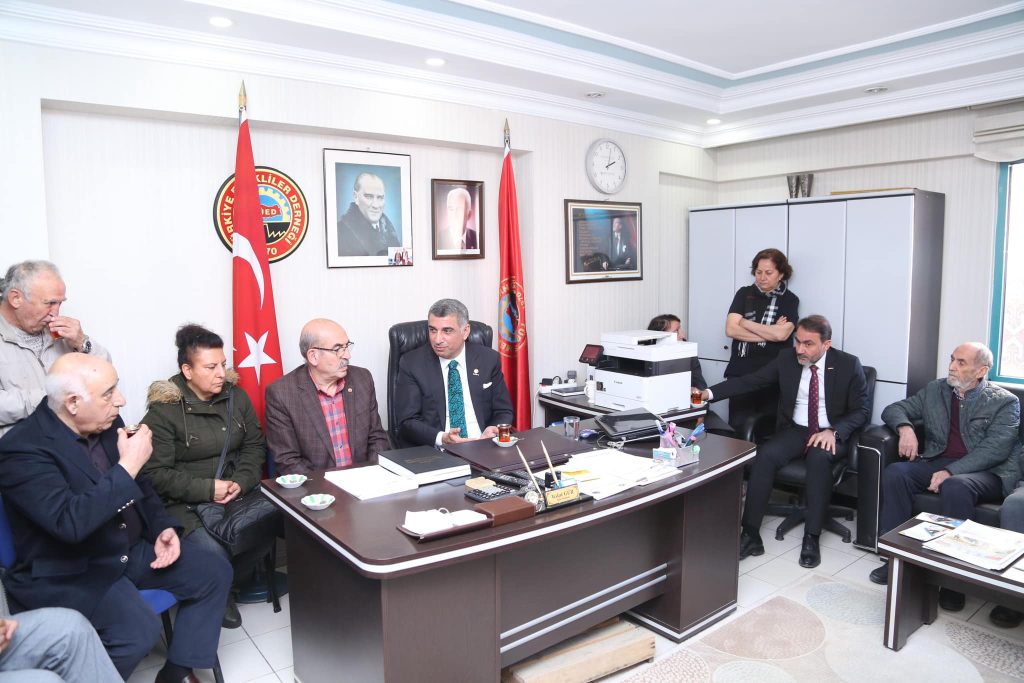 Türkiye Emekliler Derneği Elazığ Şube Başkanı Vedat Gür ve Yönetimini Ziyaret Ettik.