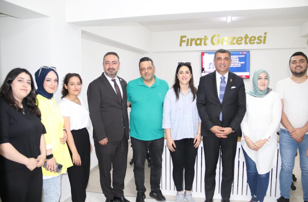 Fırat Gazetesi’ni Ziyaret Ettik.