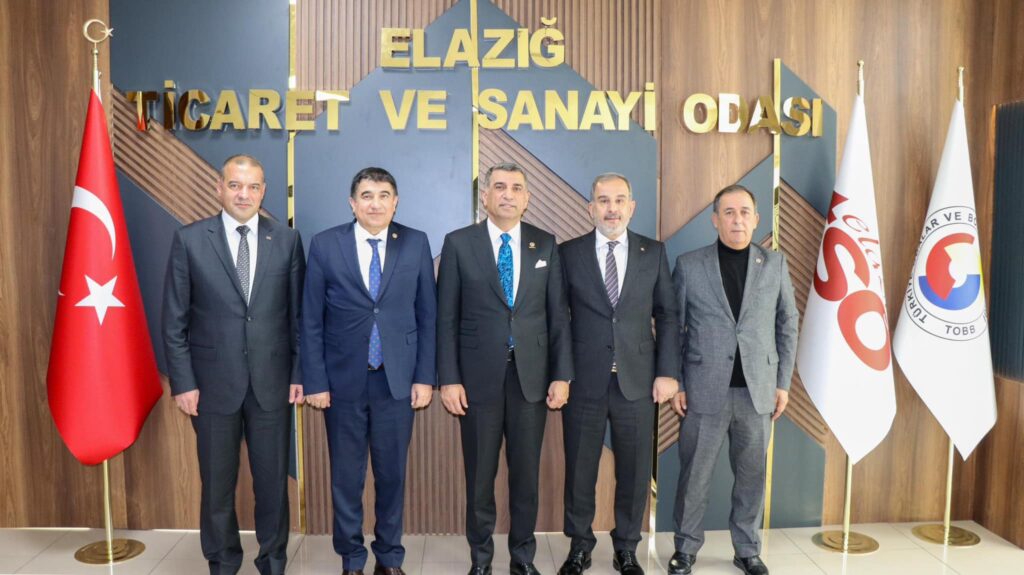 Milletvekillerimiz Sayın Mustafa Erdem ve Sayın Metin İlhan İle Birlikte Elazığ Ticaret ve Sanayi Odası Başkanımız Sayın İdris Alan’ı Ziyaret Ettik.