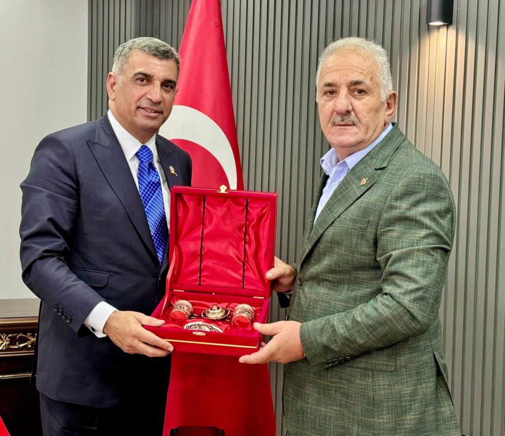 Erzincan Esnaf ve Sanatkarlar Odaları Birliği Başkanı Bedir Limon’u Ziyaret Ettik.