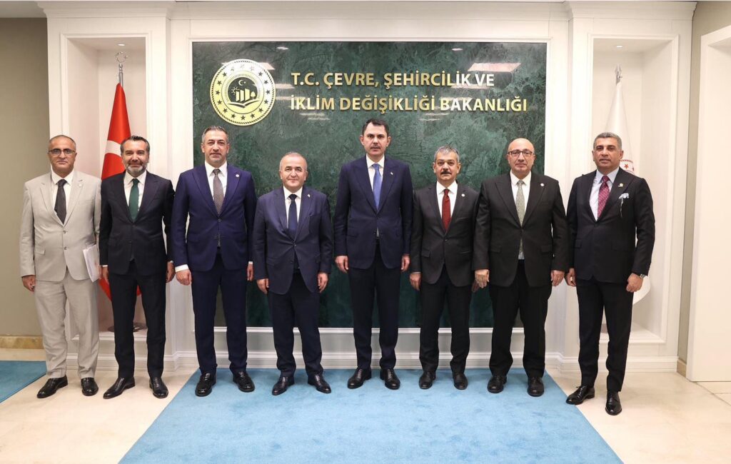Çevre, Şehircilik ve İklim Değişikliği Bakanımız Sayın Murat Kurum’u Ziyaret Ettik.