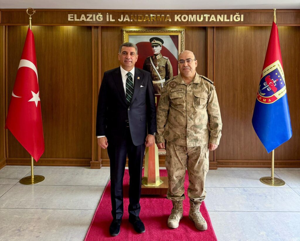 Elazığ İl Jandarma Alay Komutanımız Tuğgeneral Alpaslan Doğan’ı Ziyaret Ettim.